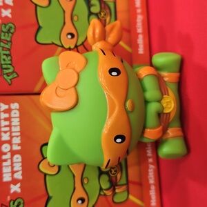 TMNT X Hello Kitty Ninja Turtle Figurine Hello Kitty X Michelangelo